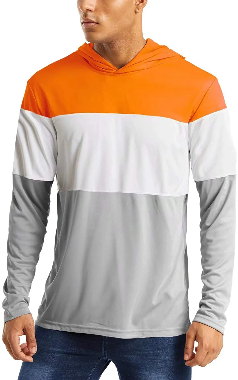 Men's Comfortable Hooded UPF 50  Shirts 05