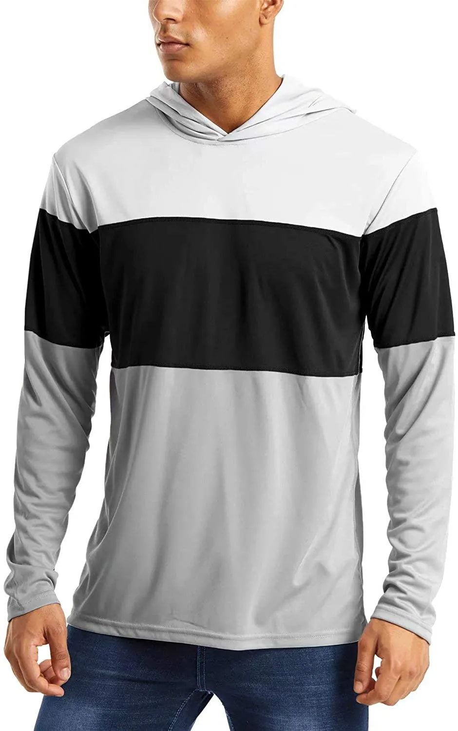 Men's Comfortable Hooded UPF 50  Shirts 05
