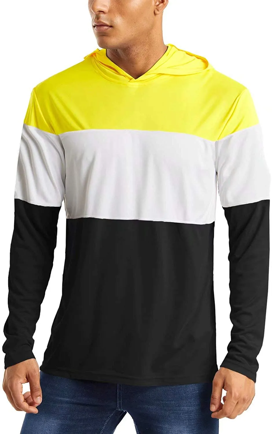 Men's Comfortable Hooded UPF 50  Shirts 05