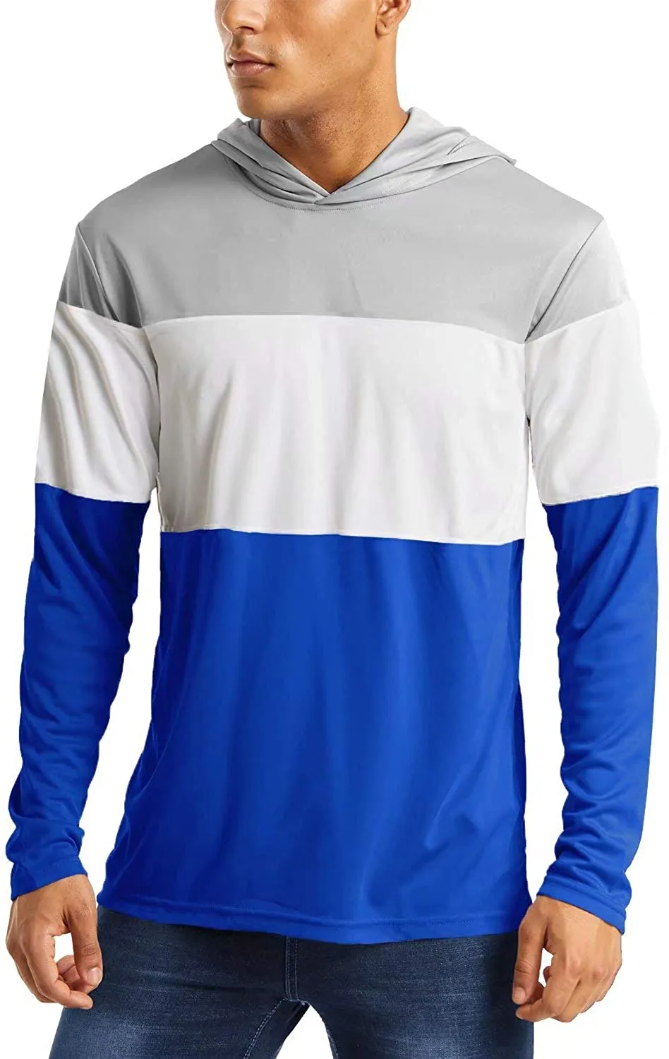 Men's Comfortable Hooded UPF 50  Shirts 05