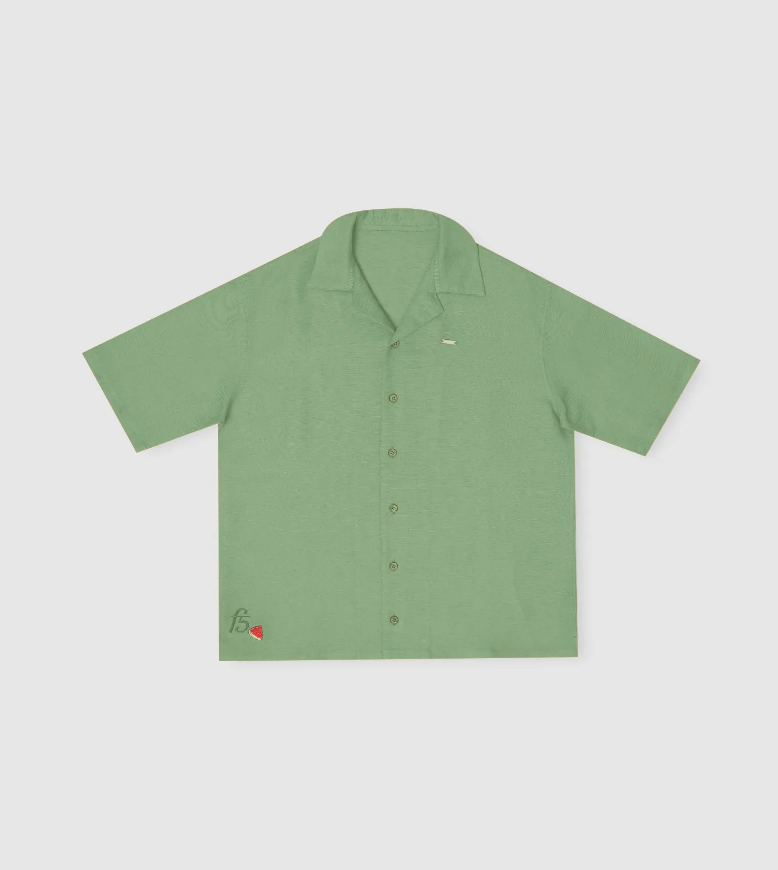 Men's Linen Embroidered Shirt