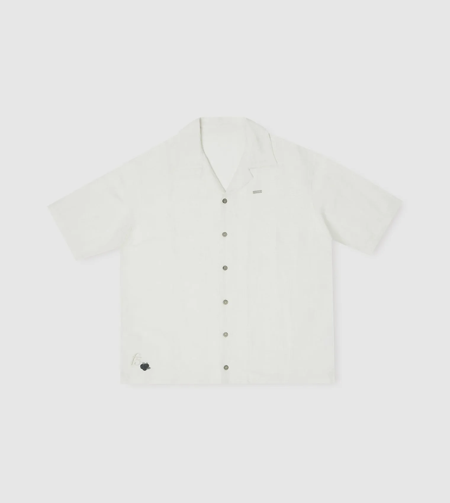 Men's Linen Embroidered Shirt