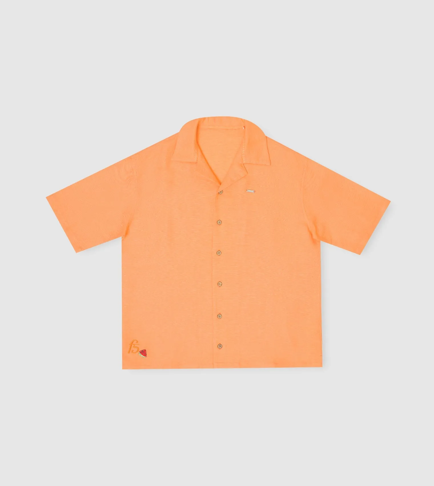 Men's Linen Embroidered Shirt