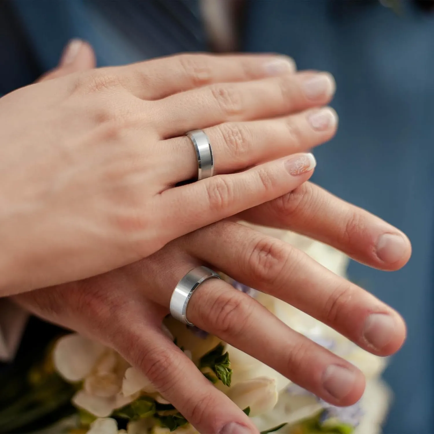 Men's Wedding Rings, Men's Tungsten Rings, 6mm and 8mm, Comfort Matte Men's Wedding Rings, Comfort Fit