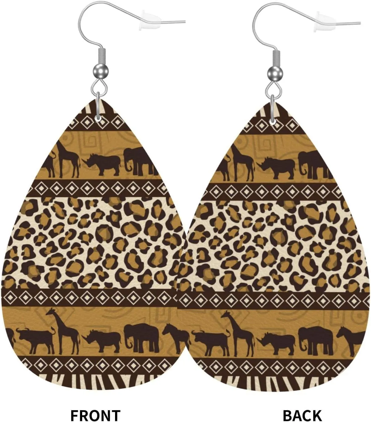 MIOAOSRT Earrings for Women,Leather Earrings Dangle Lightweight Teardrop Earrings Jewelry for Women