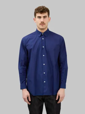 Momotaro Jeans MALS1003 Natural Indigo Broad Long Sleeve Shirt