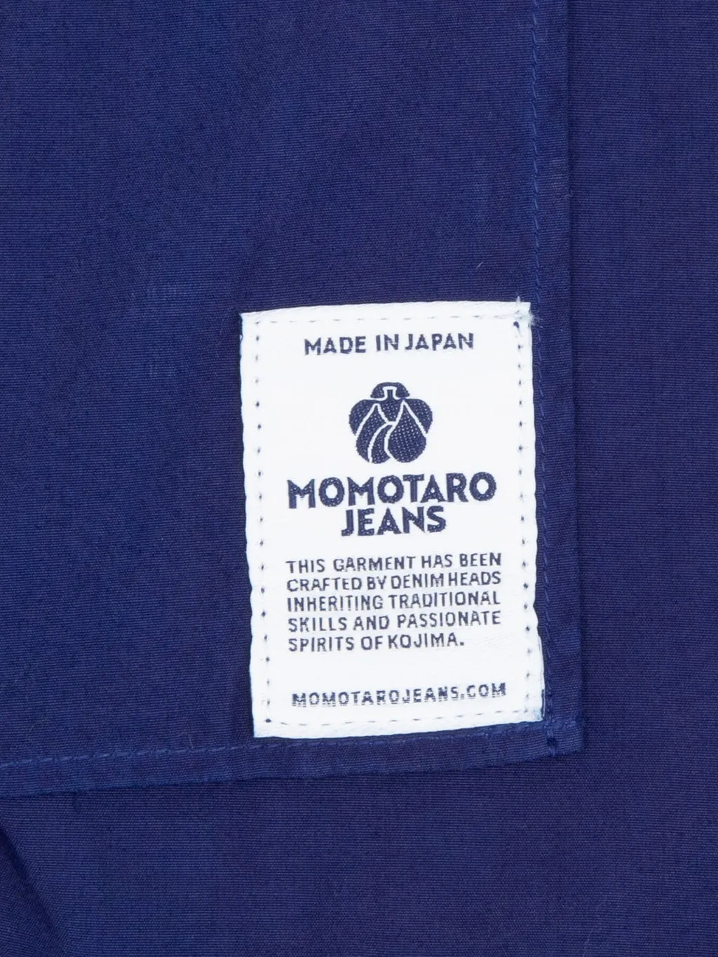 Momotaro Jeans MALS1003 Natural Indigo Broad Long Sleeve Shirt