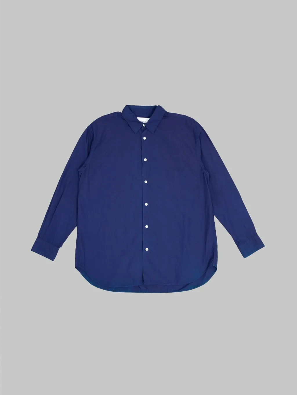 Momotaro Jeans MALS1003 Natural Indigo Broad Long Sleeve Shirt