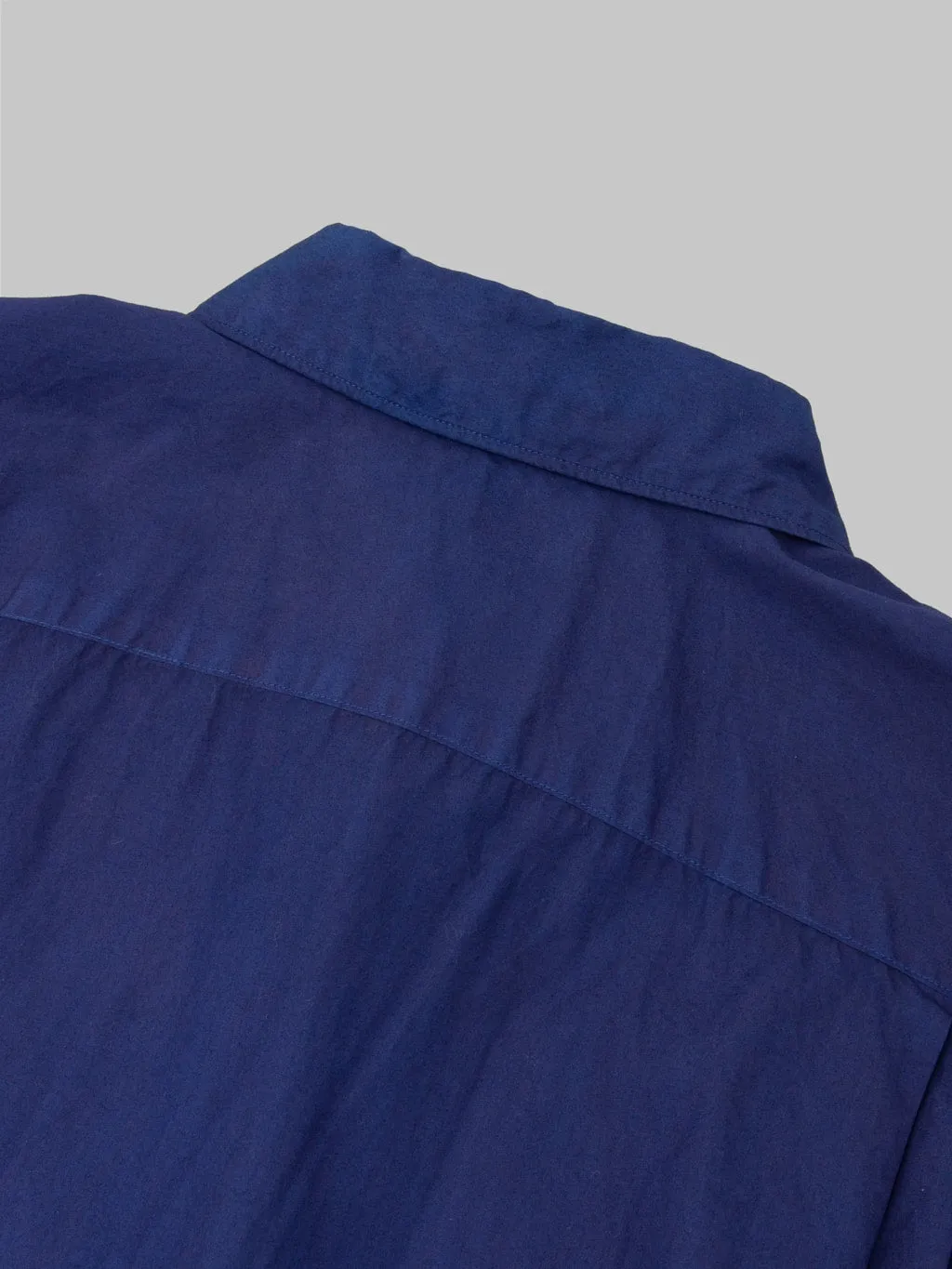 Momotaro Jeans MALS1003 Natural Indigo Broad Long Sleeve Shirt