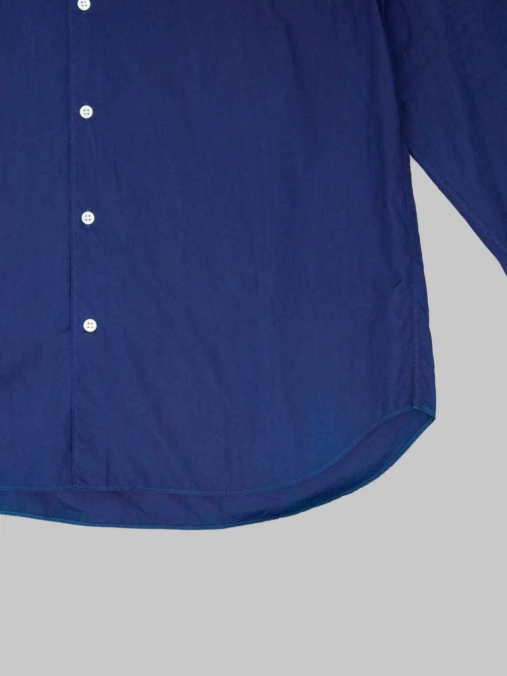 Momotaro Jeans MALS1003 Natural Indigo Broad Long Sleeve Shirt