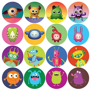 Monster Robot & Cute Alien Stickers