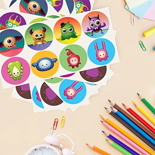 Monster Robot & Cute Alien Stickers