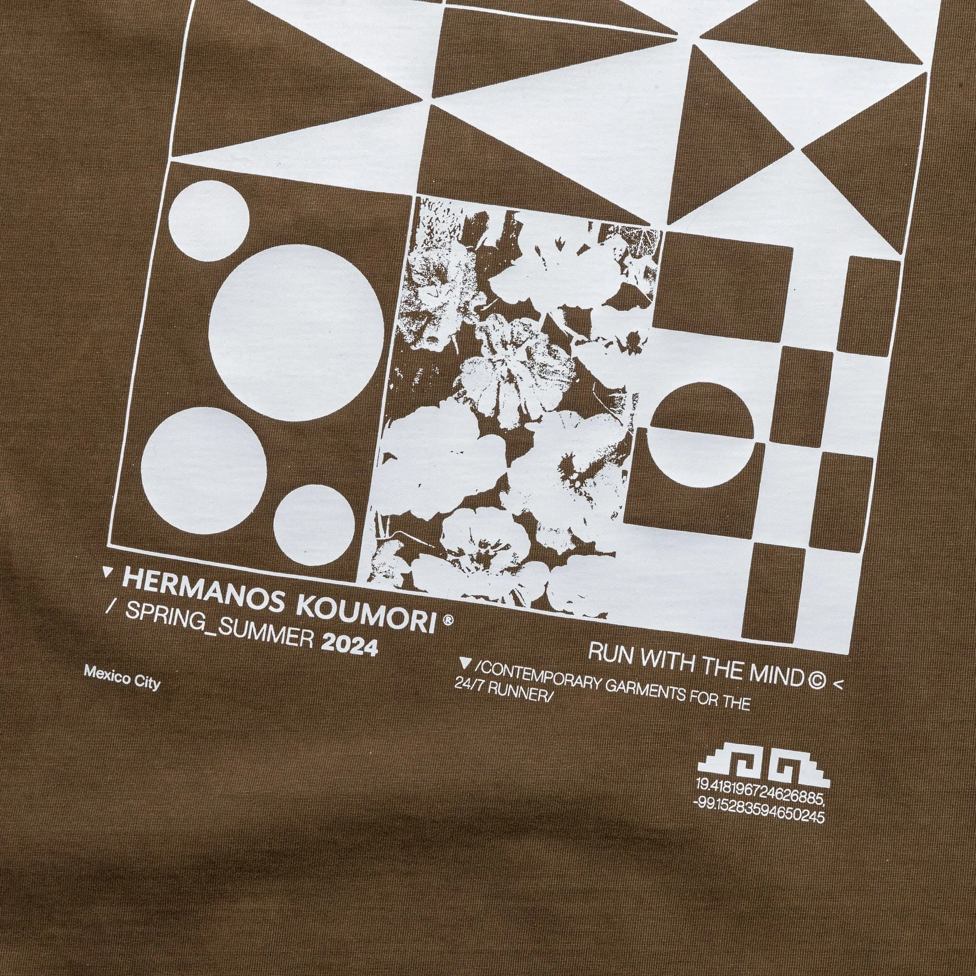 Mosaic T-Shirt - Brown