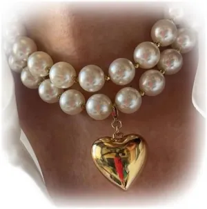 Multi-Layered Metal Big Ball Collar Necklace Gothic Beads Choker Necklace Statement Collar Necklace Hip Hop Clavicle Chain Neck Beads Body Chain Necklace Jewelry for Women