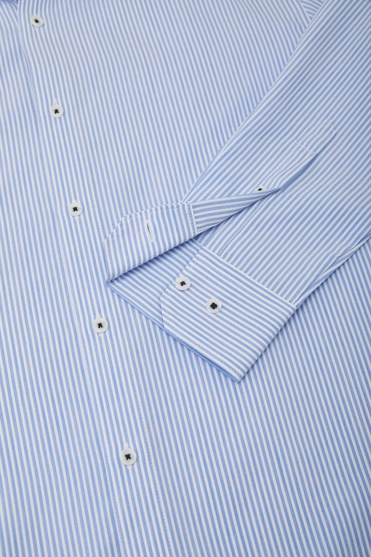 Non-Iron Dry Smart Fit Stripe Shirt