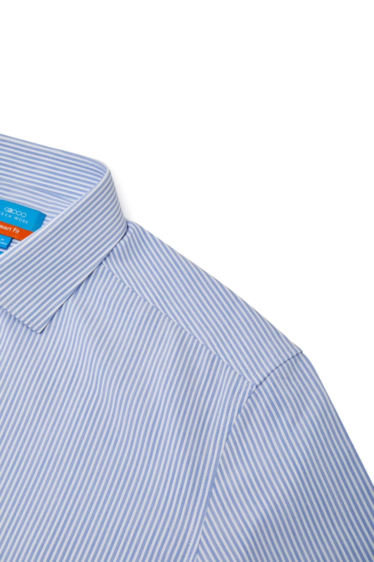 Non-Iron Dry Smart Fit Stripe Shirt
