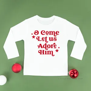 O Come Let Us Adore Him - Child LONG SLEEVE Tee