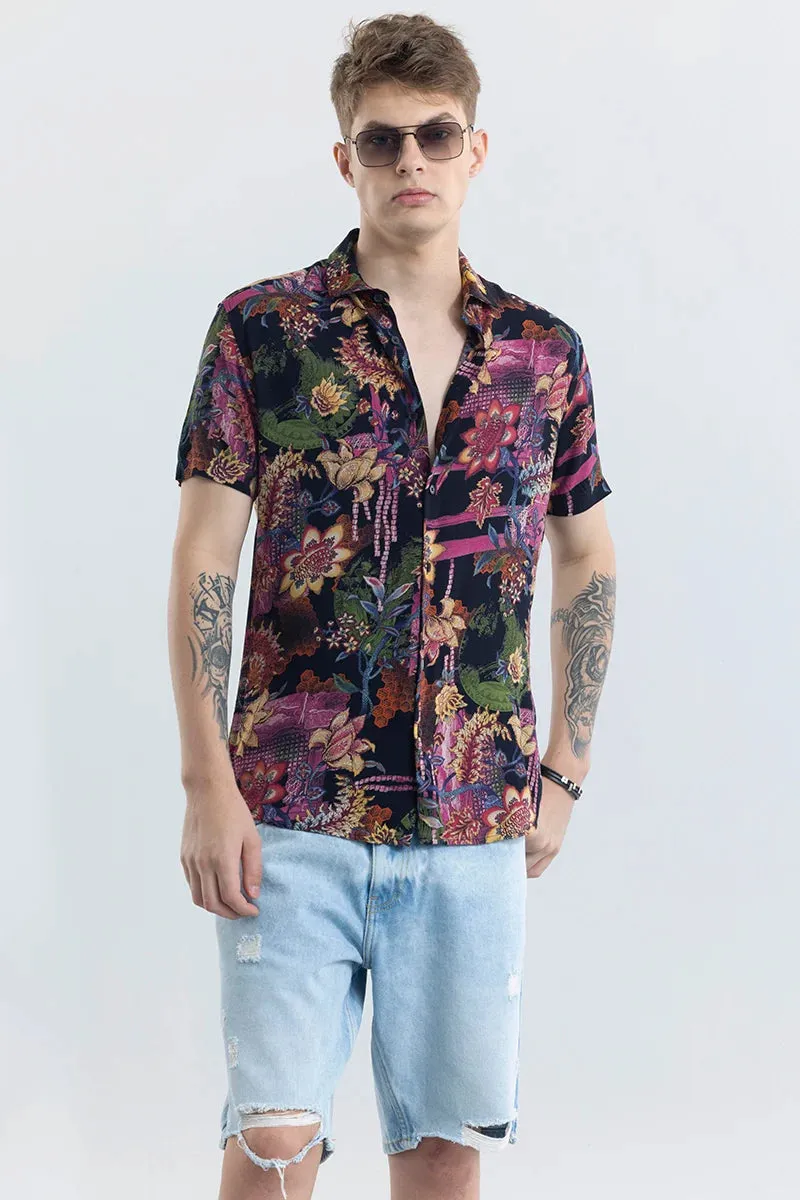 Orlando Purple Floral Shirts