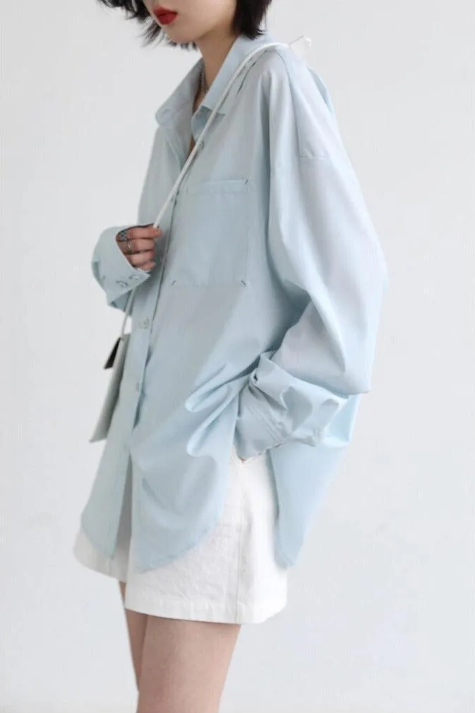 Oversized Poplin Shirt