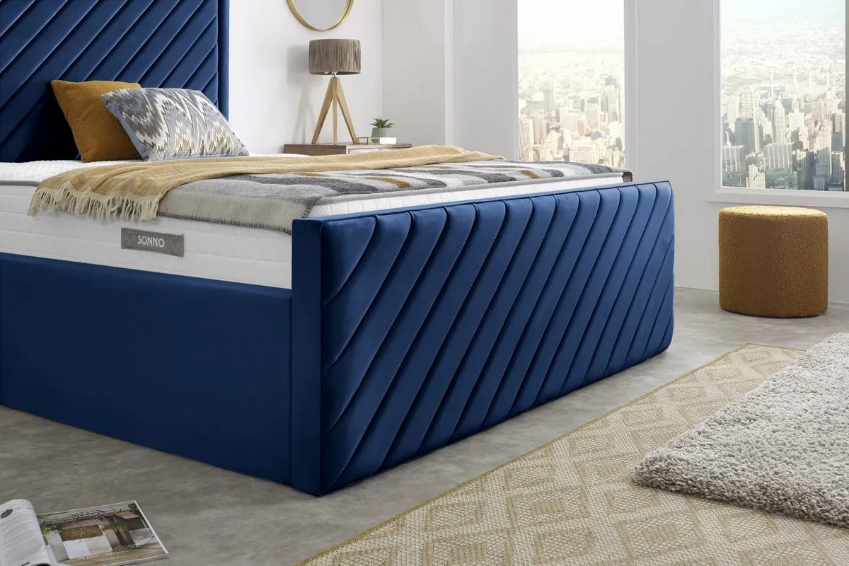 Oxford Upholstered Ottoman Bed