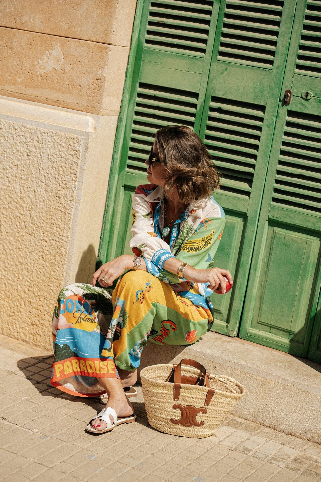 Paradise LS shirt multicolor