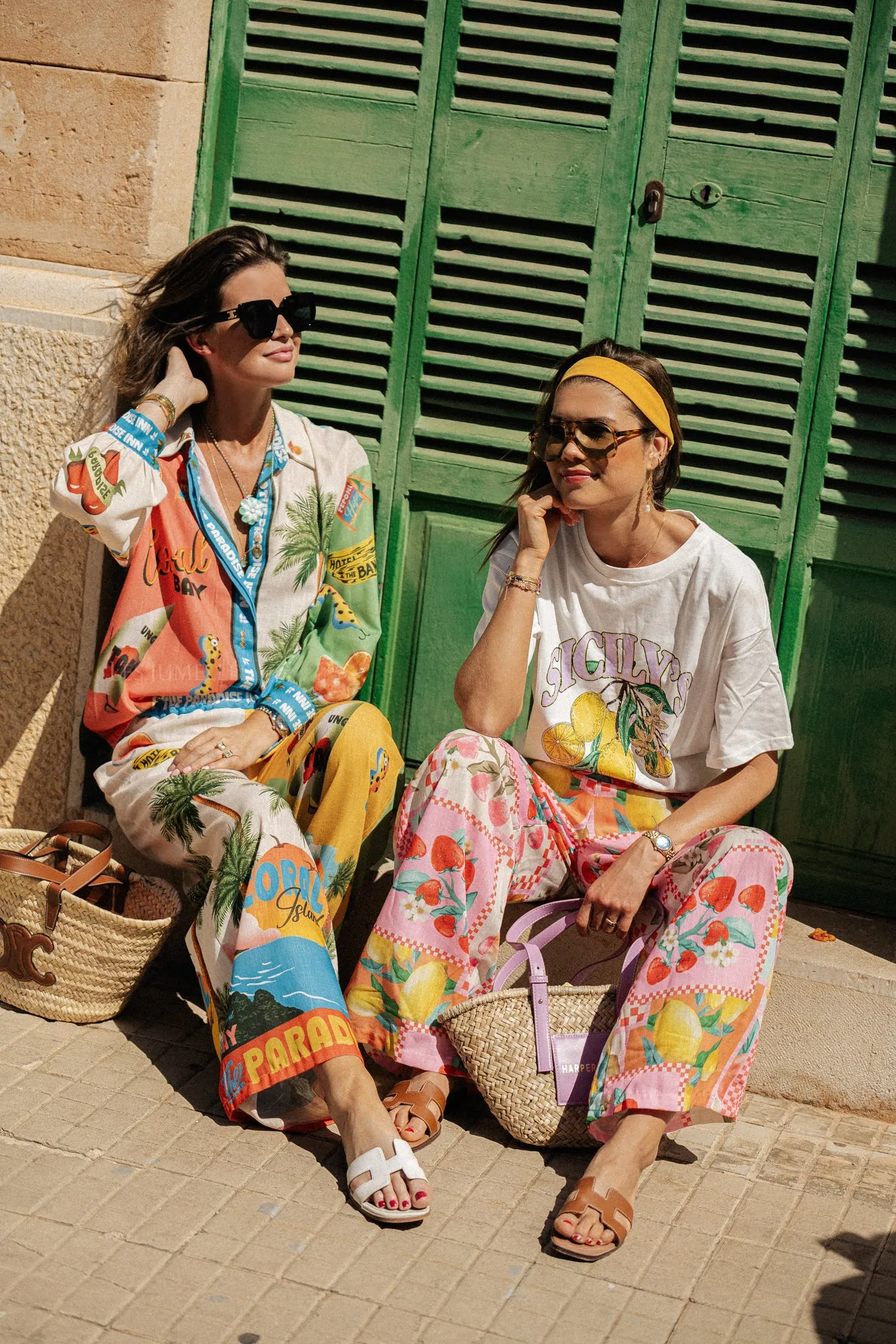 Paradise LS shirt multicolor
