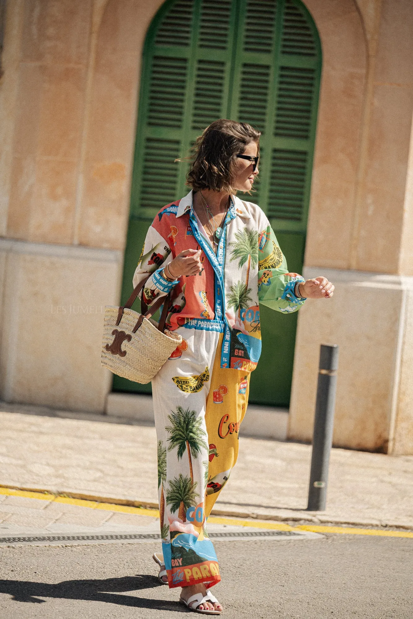 Paradise LS shirt multicolor