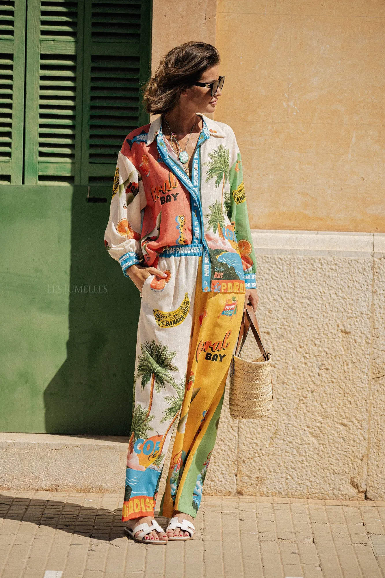 Paradise LS shirt multicolor
