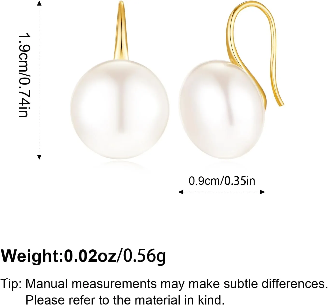 Pearl Earrings for Women Minimalist Pearl Drop Earrings Elegant Gold Leverback Pearl Dangle Earrings Wedding jewelry Bridesmaid Gifts