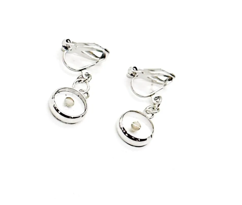 Petite Mustard Seed Clip On Earrings, Mustard Seed Faith Jewelry, Matthew 17:20 Bible Verse Jewelry, Scripture Jewelry