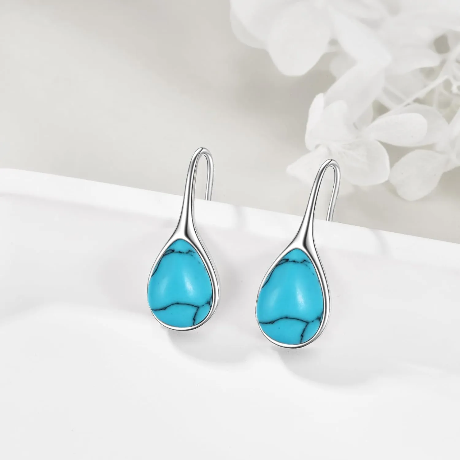 Pull Through Earrings Sterling Silver Threader Earrings Long Piercing Dangle Earrings Ear Line Eardrop Earrings Jewelry for Women