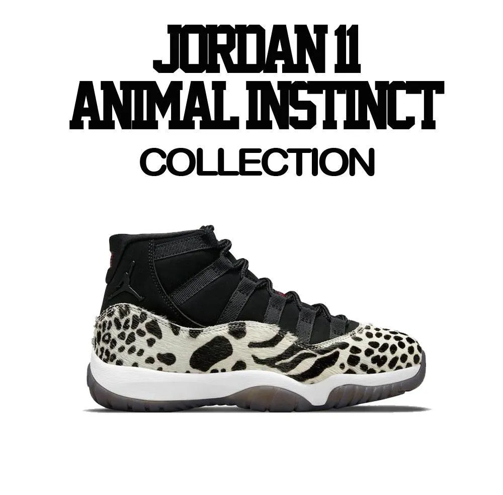 Retro 11 Animal Instinct Cheddar Shirt