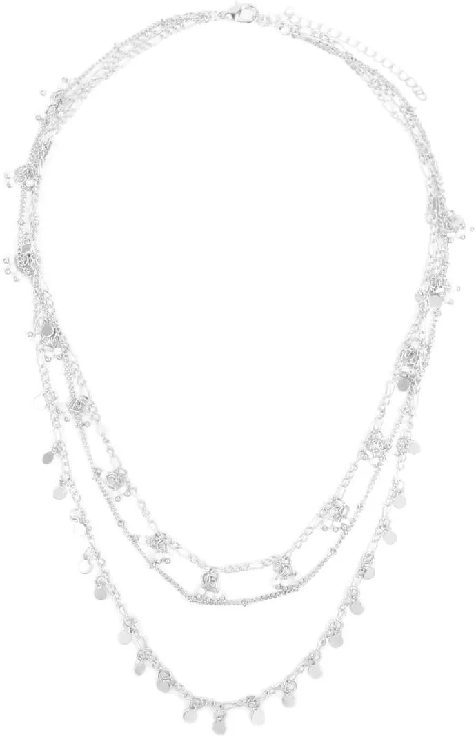 RIAH FASHION Bohemian Multi Layer Statement Necklace - Gypsy Layered Strand Drape Long Y Chain Bar Feather Pendant Drop Lariat
