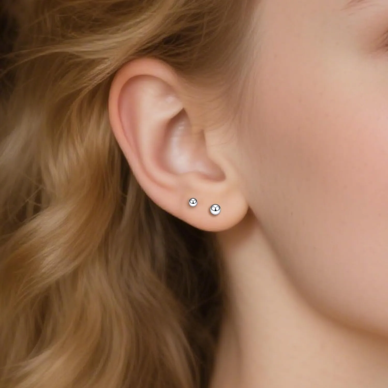 Ruifan Titanium Flat Back Lip Rings Externally Threaded Earrings Studs Nose Rings 20G 18G 16G 14G Ball Spike Tragus Cartilage Lobe Rook Helix Conch Labret Medusa Nostril Piercing Jewelry for Women Men
