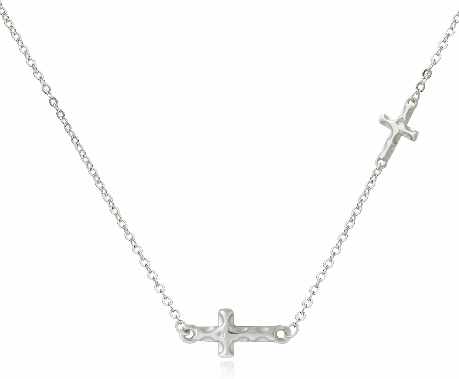 S925 Silver Cross Necklace for Women, Gold Plated Sterling Silver Cross Necklace, Sideways Cross Jewelry, Minimal Everyday Jewelry Gift, Dainty Faith Cross Pendant Necklaces