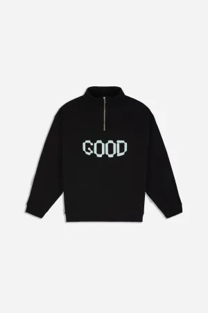 SATELLITE HALFZIP BLACK