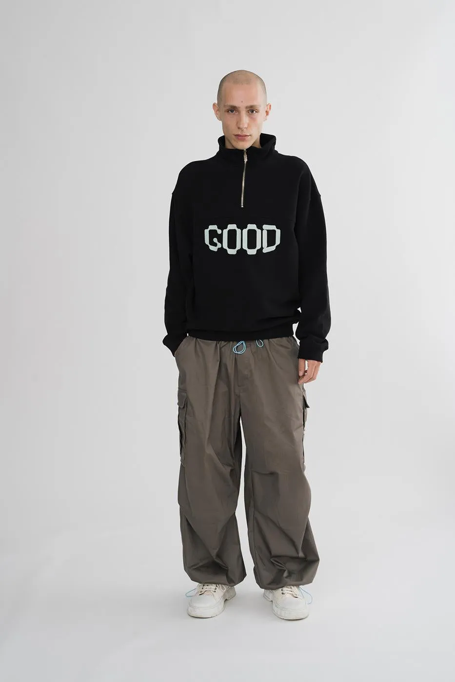 SATELLITE HALFZIP BLACK