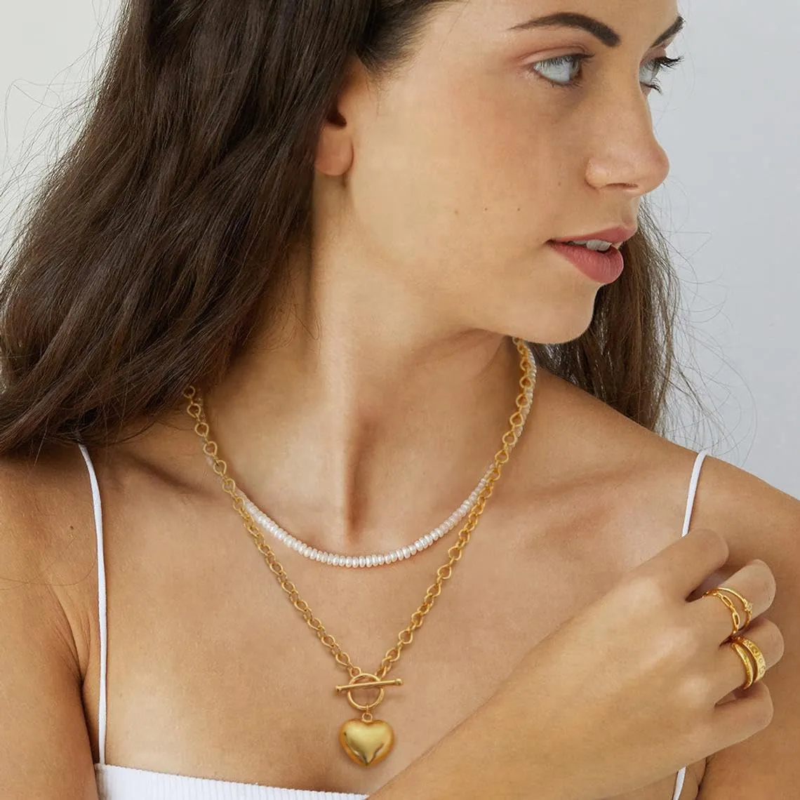 SOFYBJA Saint Benedict Necklace Drop 18K Gold Toggle Medallion Coin Cross Pendant Necklaces Religious Jewelry Catholic Gift for Women