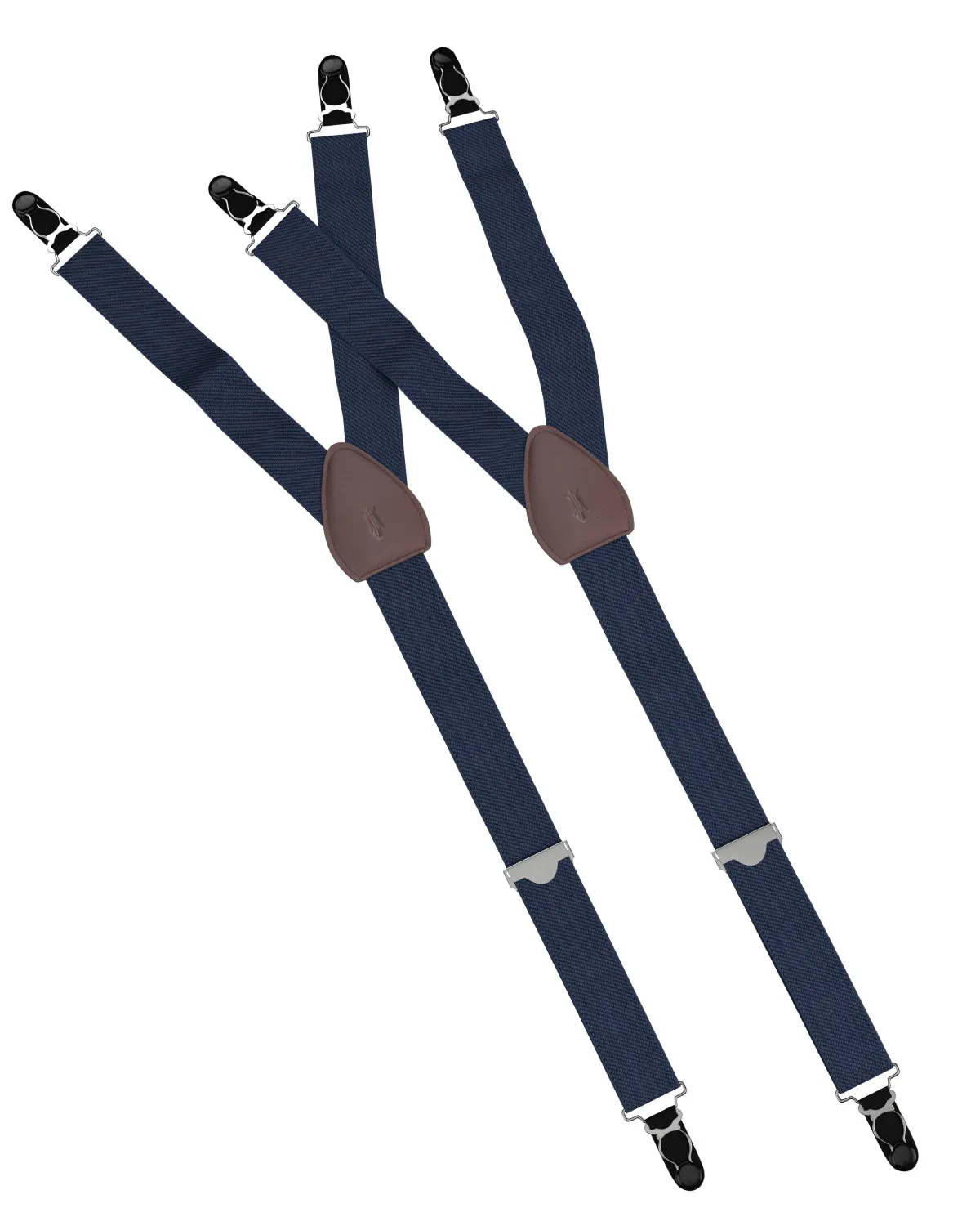 Solid Navy Shirttail Garters