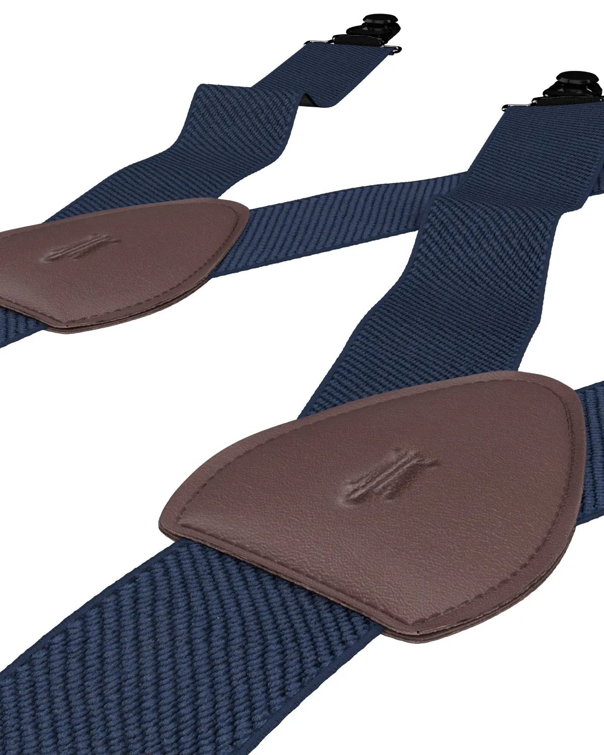 Solid Navy Shirttail Garters