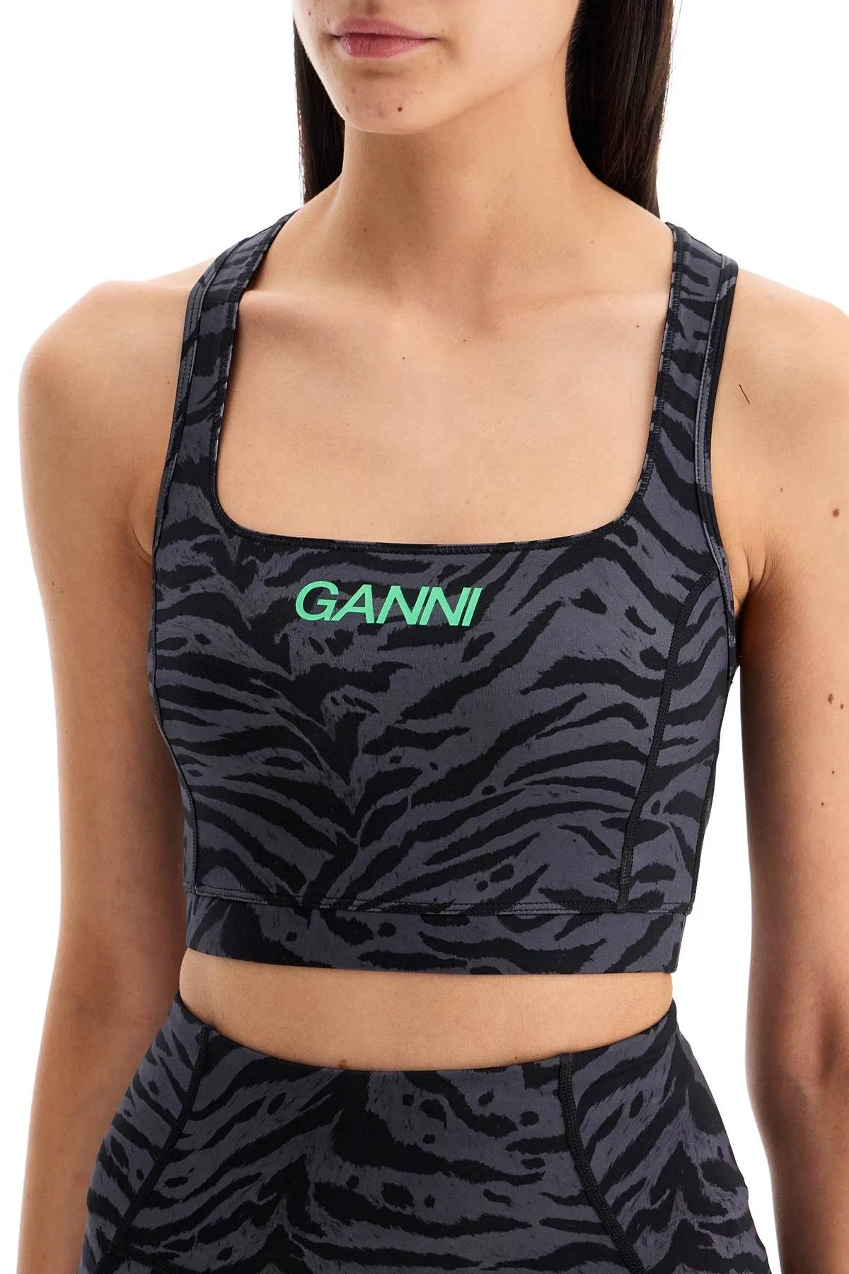 SPORTY ANIMAL PRINT TOP
