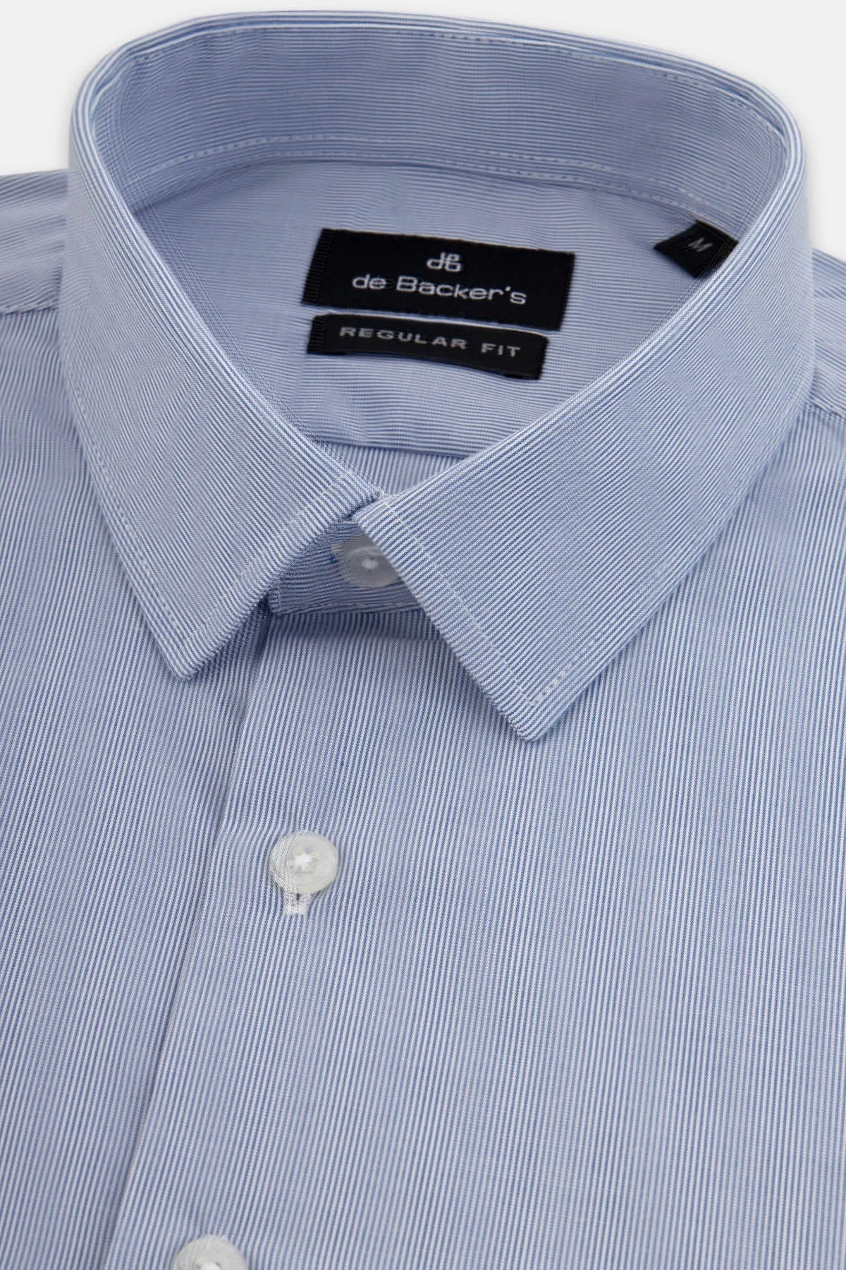 Striped Cool Grey & White Bamboo Classic Shirt