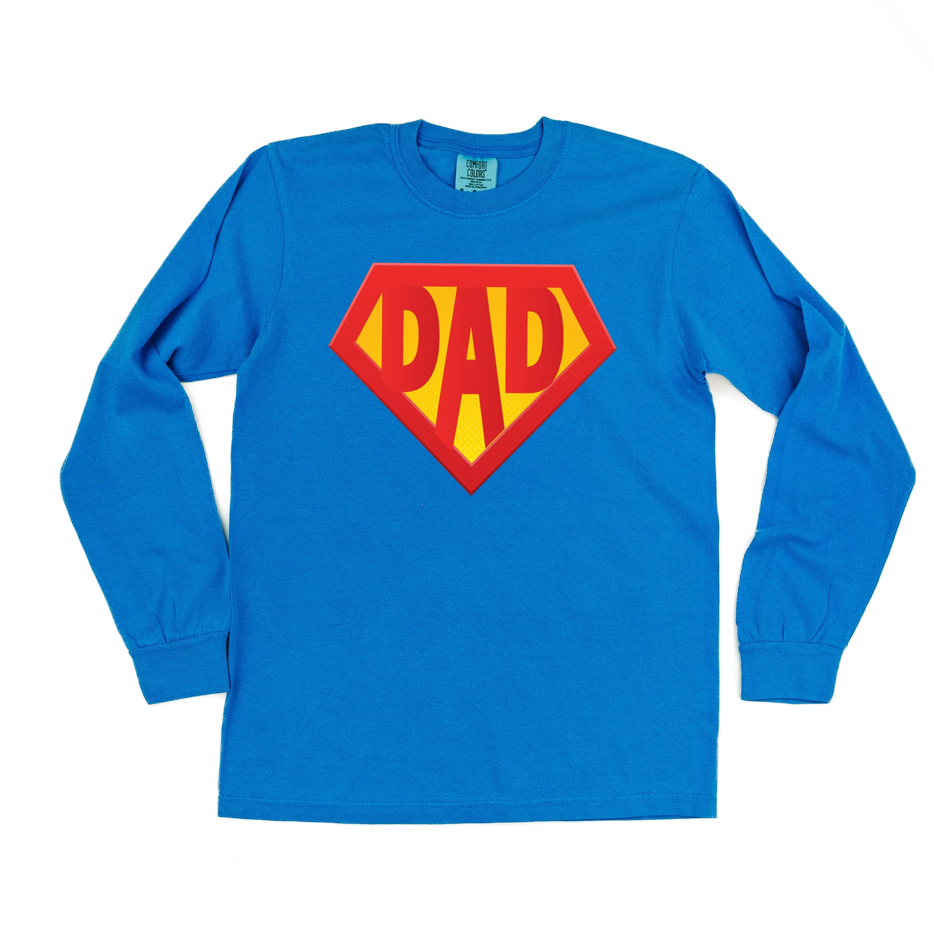 Super Dad - ROYAL CARRIBBEAN - LONG SLEEVE COMFORT COLORS TEE