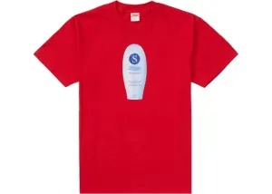 SUPREME CREAM TEE RED