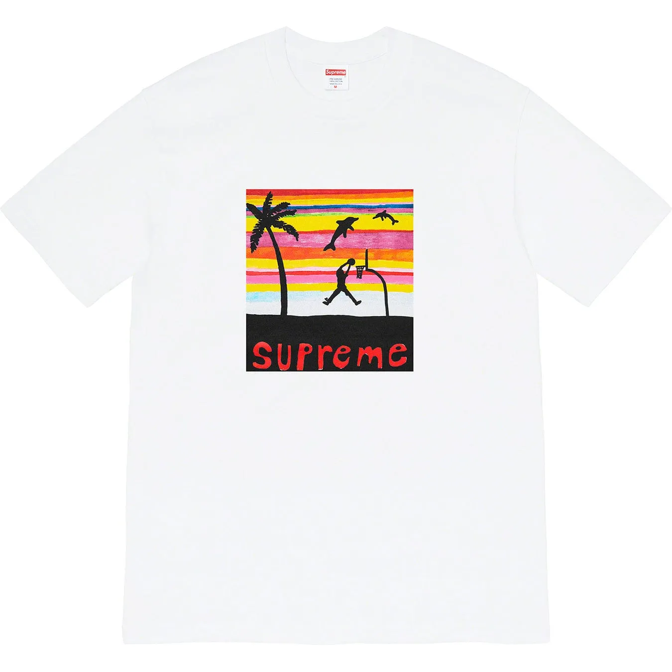SUPREME DUNK TEE WHITE