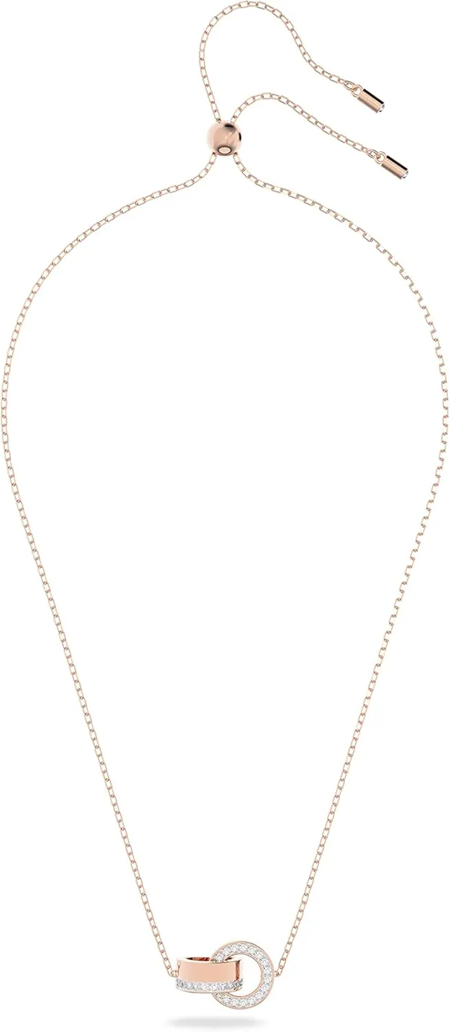 Swarovski Hollow Collection Interloocking Loop Pendant Necklace