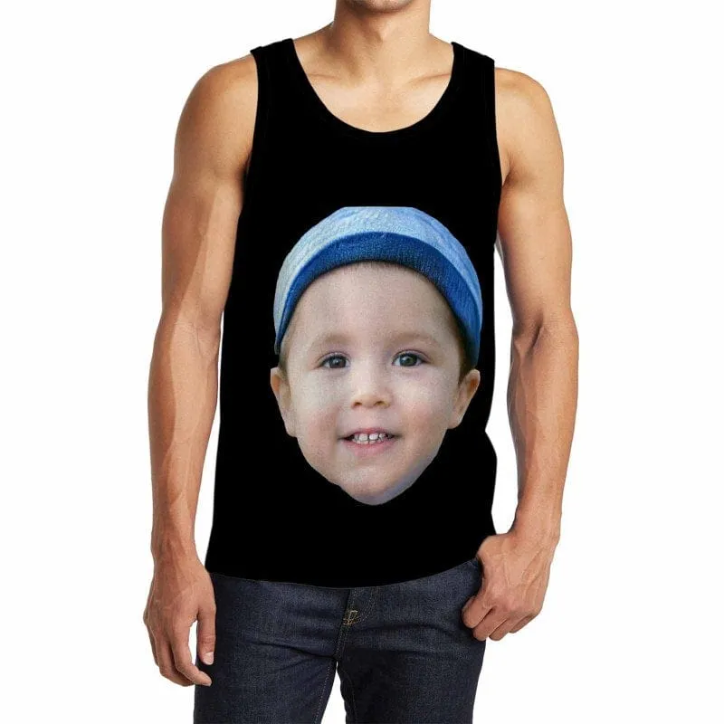 Tank Tops for Printing Custom Face Personalized Men's All Over Print Tank Top