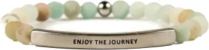 THE INSPIRATION CO. Hope Collection Unisex Stretchable Bracelets - (ENJOY THE JOURNEY)