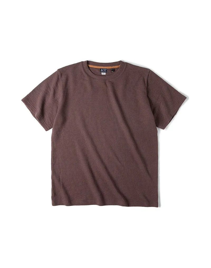 Tooling American Retro Waffle Knitted Men's T-Shirt