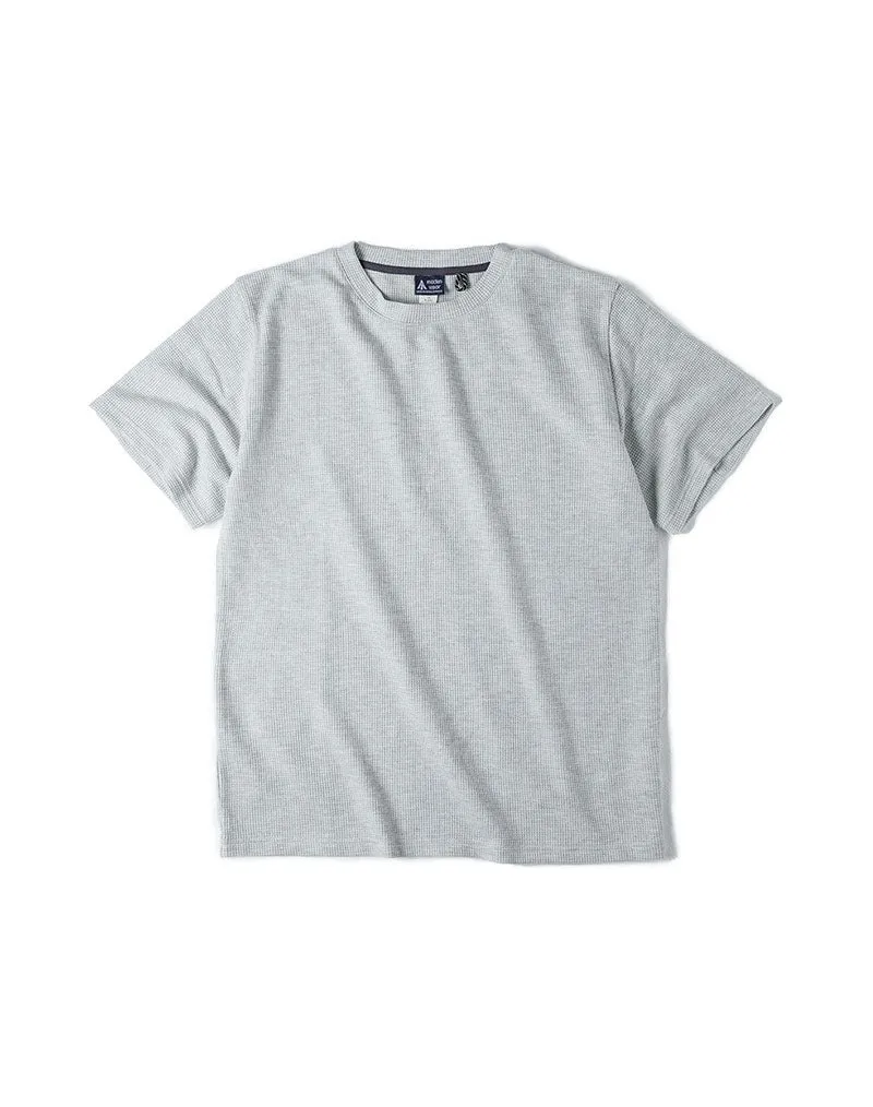 Tooling American Retro Waffle Knitted Men's T-Shirt